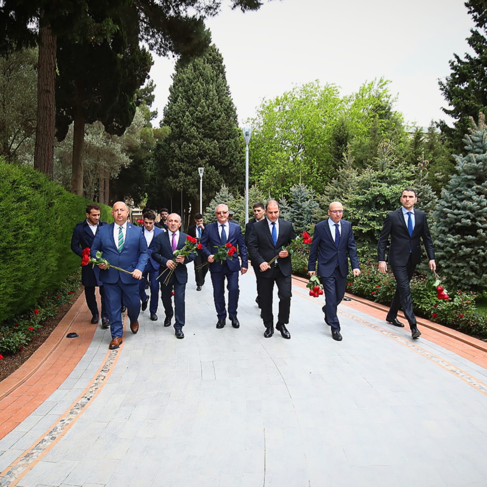 Azərbaycan Cüdo Federasiyasının kollektivi Fəxri Xiyabanda Ulu Öndərin məzarını ziyarət edib