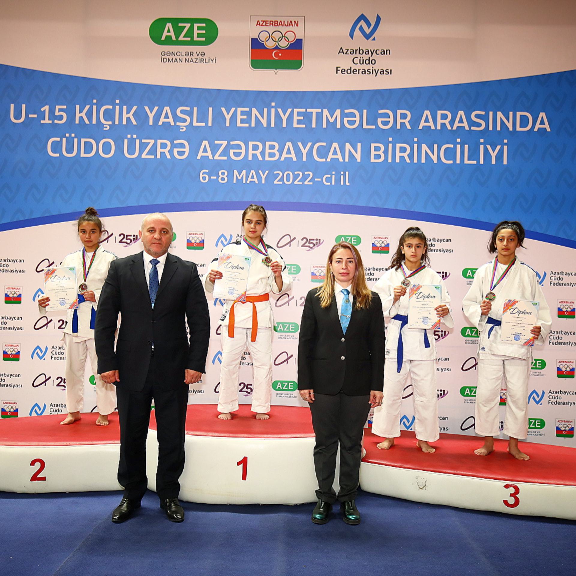 U-15 kiçik yaşlı yeniyetmə cüdoçuların Azərbaycan birinciliyinin ikinci yarış gününə yekun vurulub