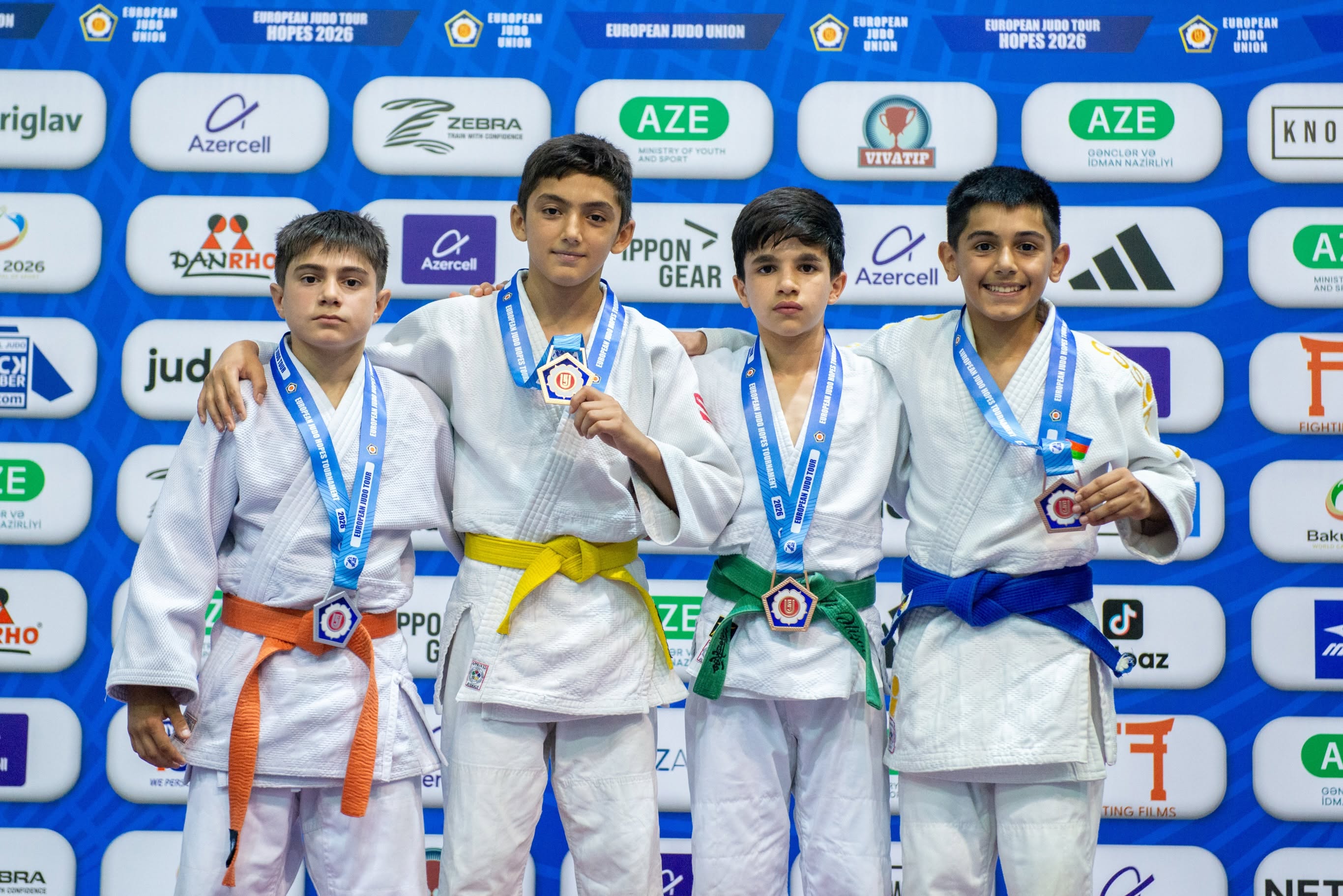 Avropa Cüdo Ümidləri Turnirində U-14 yaş kateqoriyasında mübarizə başa çatdı