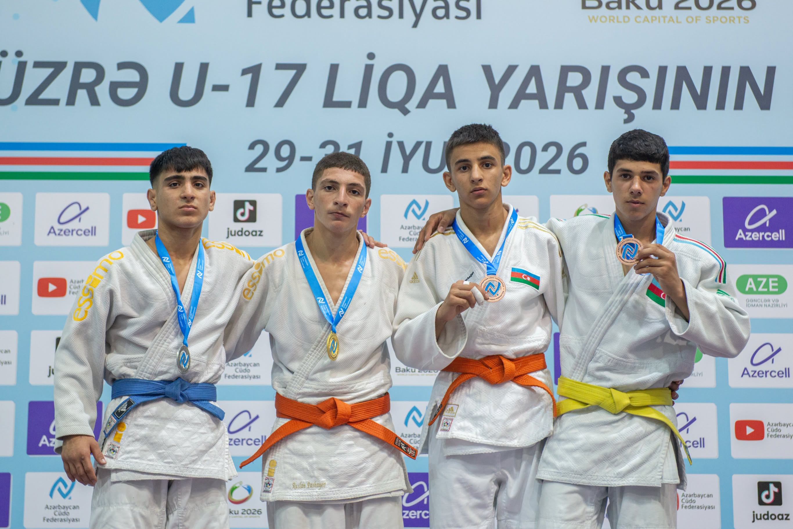 U-17 Liqasında daha 5 çəkidə mükafatçılar müəyyənləşdi