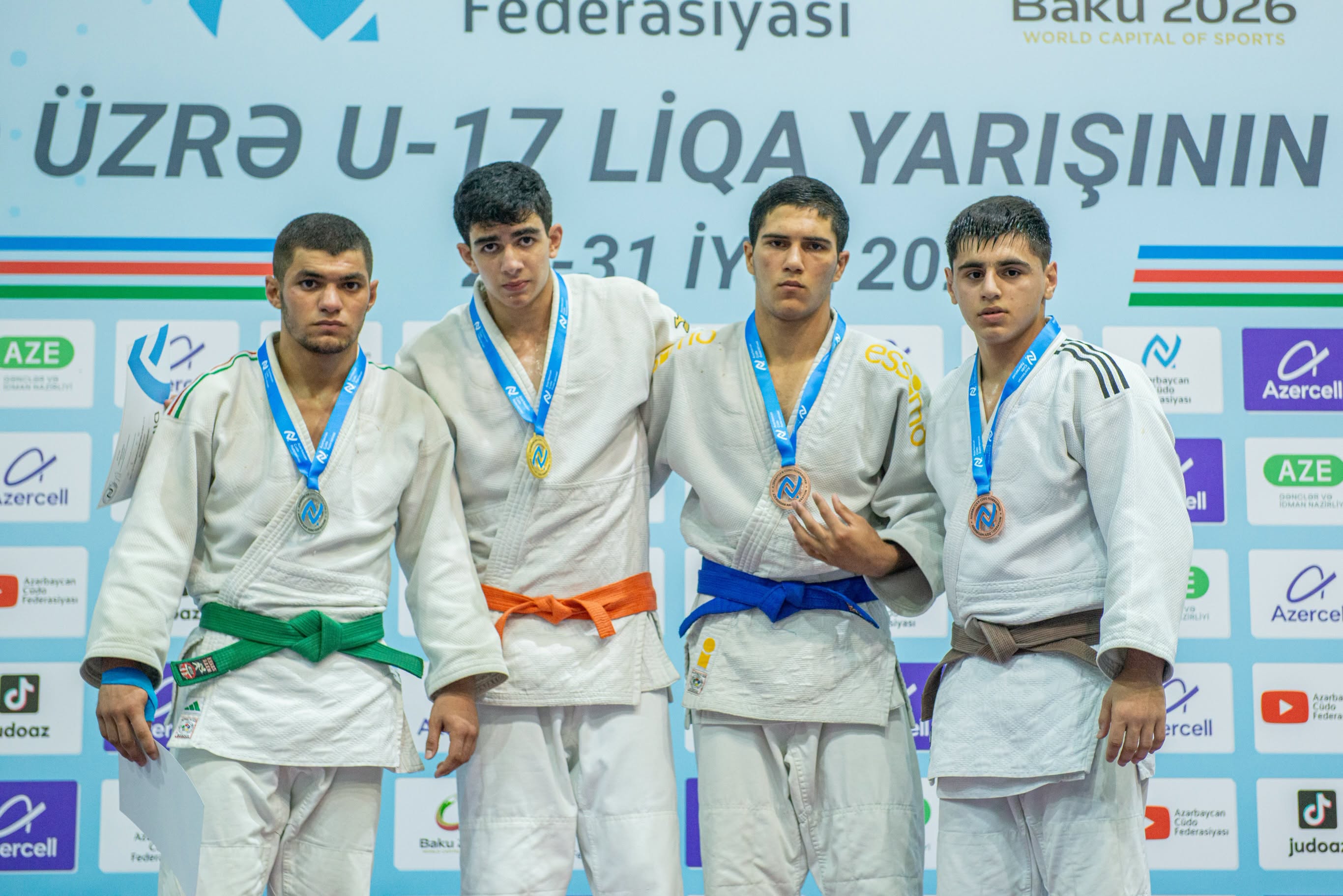 U-17 Liqasında daha 5 çəkidə mükafatçılar müəyyənləşdi