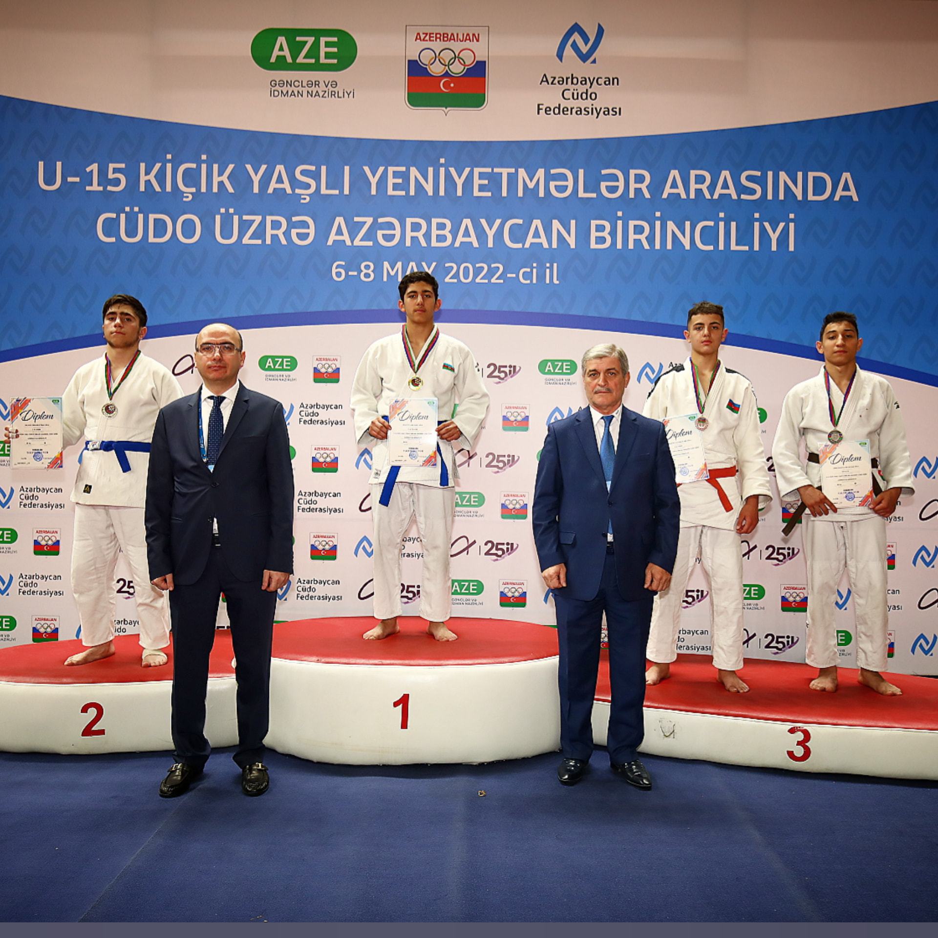 U-15 kiçik yaşlı yeniyetmə cüdoçuların Azərbaycan birinciliyinin ikinci yarış gününə yekun vurulub