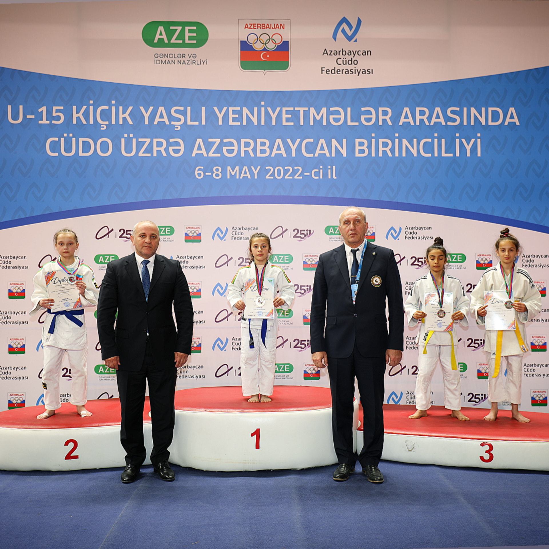 U-15 kiçik yaşlı yeniyetmələr arasında cüdo üzrə Azərbaycan birinciliyinin ilk yarış günü başa çatıb